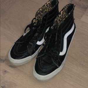 Vans, Sk8 high tops, women’s size 7, leather